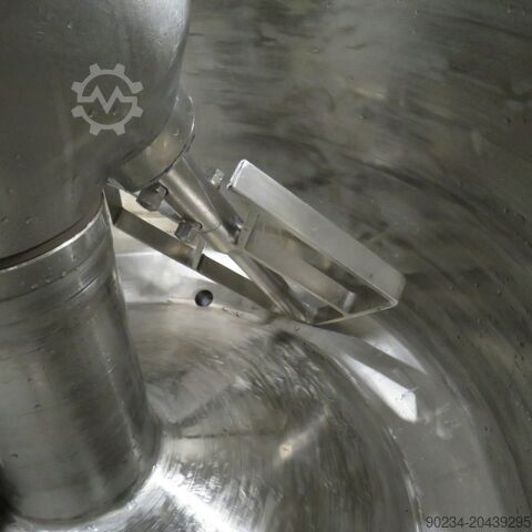 200 literes Haagen és Rinau rozsdamentes acél keverő fűtéssel, RUVI200 típus HAAGEN & RINAU 200 LITRE