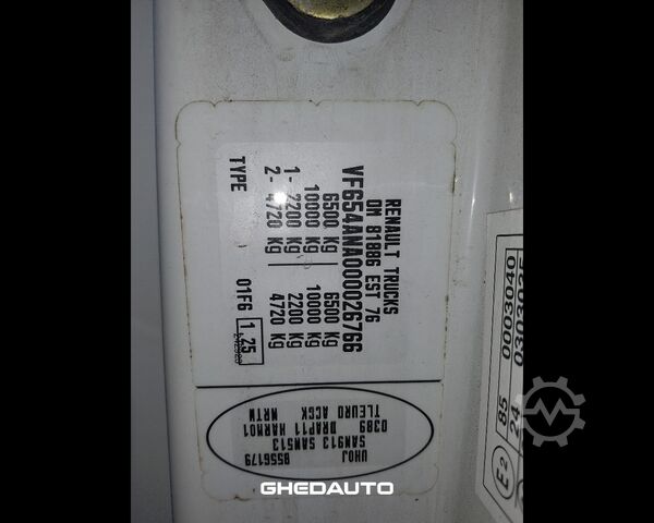 Aangepaste bestelwagen RENAULT MASCOTT 180.65 - MASCOTT 180.65