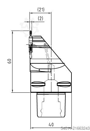 Pitch fork holder Walter Stechhalter G3011-C4R-MX22-2-P