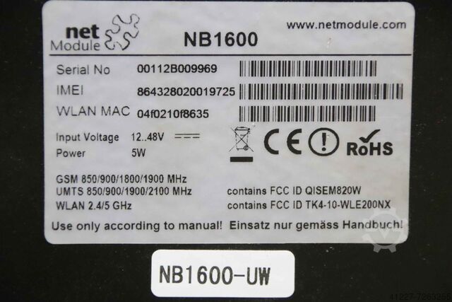 Router med antenner NetModule NB1600