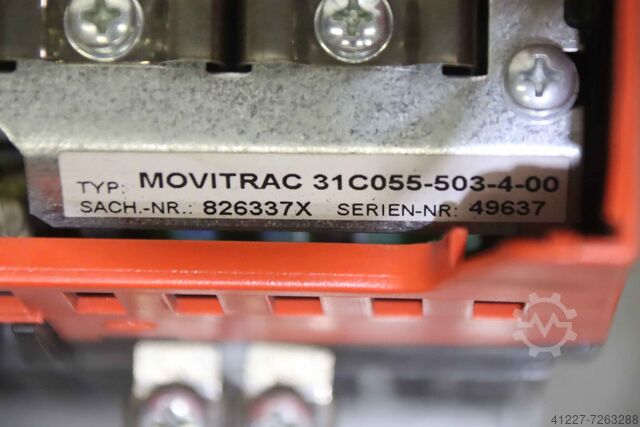 Conversor de frequência 5,5 kW SEW-EURODRIVE Movitrac 31C055-503-4-00