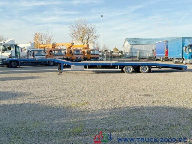 Alacsony rakfelületű félpótkocsi Jumbo TO152DE Tieflader mit Seilwinde ROR Achsen