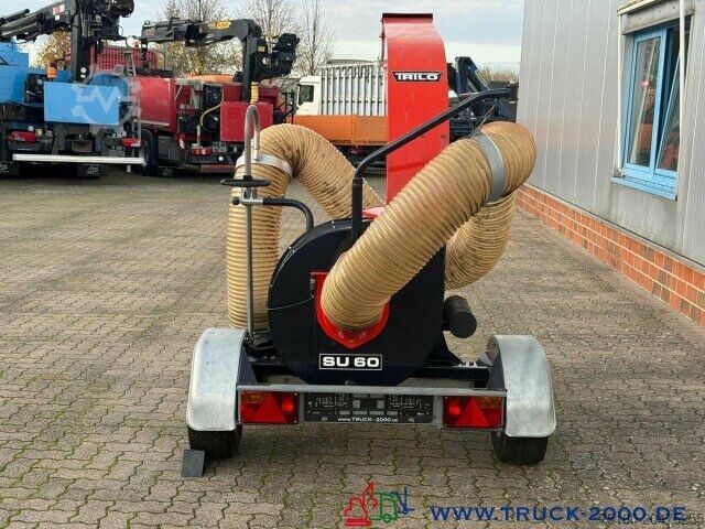 Pótkocsi TRILO VANMAC SU60 Laubsauger & 20 PS HONDA Motor