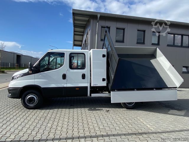 Driezijdige kipper bestelwagen IVECO Daily 50C18HD 3SKIPPER STAUKISTE AHK DIFFSPE LED