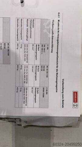 Centro de usinagem CNC - coluna móvel HEDELIUS C60 - 2000