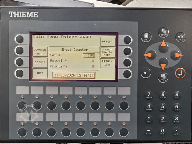 Machine de sérigraphie Thieme T 3000