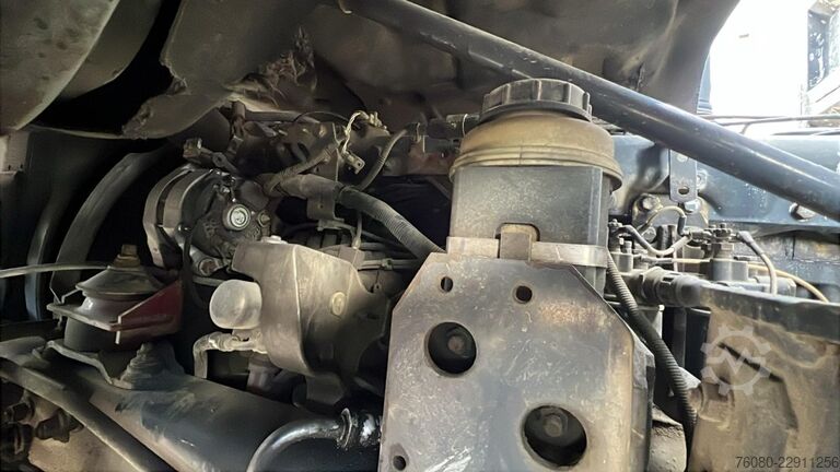 Platte bak Renault KERAX 340 (POMPE MANUELLE / LAMES / BIG AXLE / ...