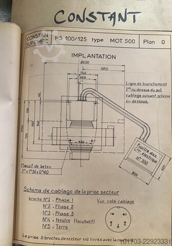 Μηχάνημα διάτρησης/γεώτρησης Constant Supemec P65