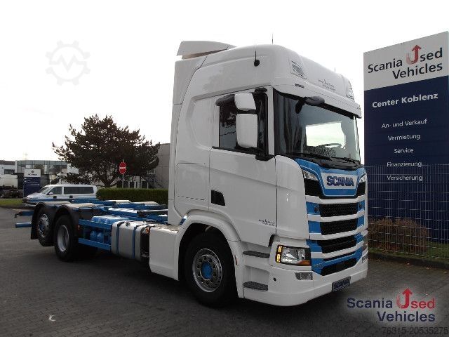 Φορτηγό εναλλασσόμενου αμαξώματος Scania R 500 - 6x2*4 - BDF 715-745 - 2x TANKs - SCR ONLY