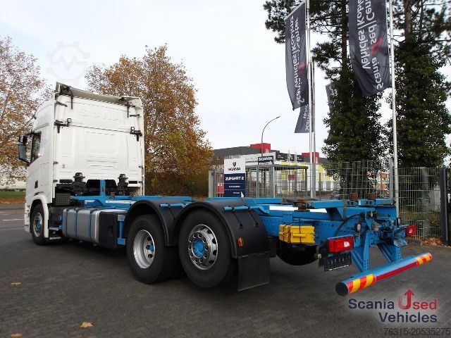 Φορτηγό εναλλασσόμενου αμαξώματος Scania R 500 - 6x2*4 - BDF 715-745 - 2x TANKs - SCR ONLY