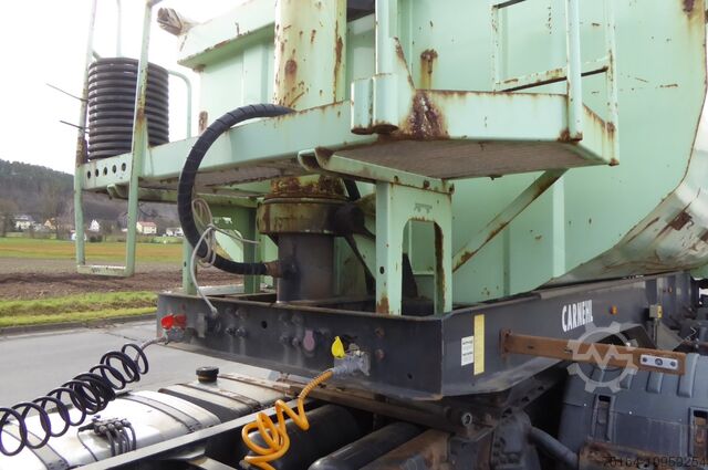 Autocarro con cassone ribaltab Carnehl CHKS/HH Stahlrundmulde
