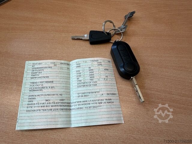 Camper Dethleffs EG/DF 003 - Trend I 7057 DBM/EB