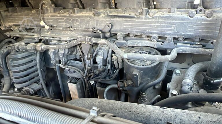 Tipper sa dizalicom Scania G 380 (EURO 5 / BIG HUB / STEEL SUSP. / HMF 164...