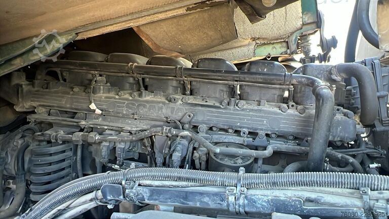 Tipper sa dizalicom Scania G 380 (EURO 5 / BIG HUB / STEEL SUSP. / HMF 164...