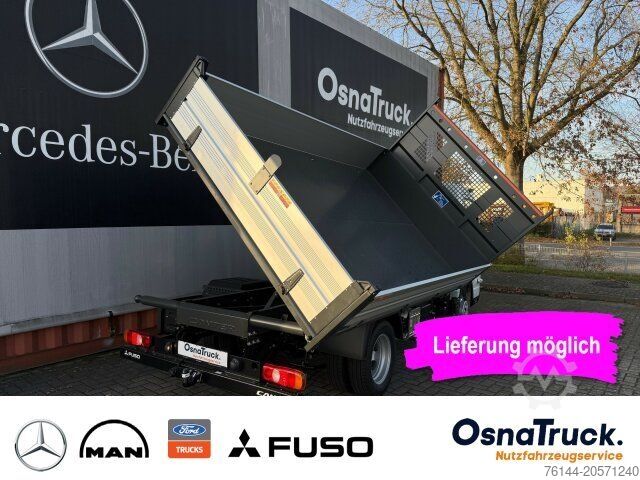 Transporter mit Kipper MITSUBISHI 3C15 AMT 3-Seitenkipper Klima, AHK 3,5t,Diff.-Sp