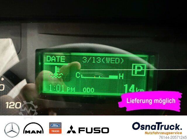 Transporter mit Kipper MITSUBISHI 3C15 AMT Hinterkipper+Box Klima,AHK3,5t,Diff.-Sp