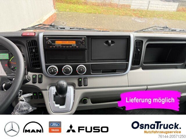 Transporter mit Kipper MITSUBISHI 3C15 AMT Hinterkipper+Box Klima,AHK3,5t,Diff.-Sp