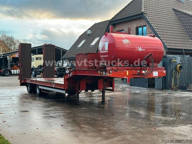 Nízkoložný návěs GOLDHOFER STU 2-27/80 Hydr. Rampen Wasserfass