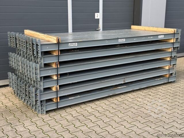 System regałów paletowych do magazynów wysokiego składowania SLP / Regallänge: 15,48 lfm. / Regalständer: 5.400 x 1.100 mm