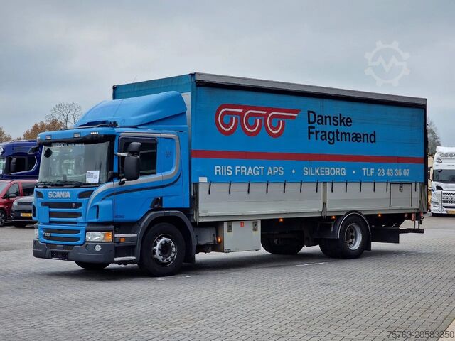 Presenning Scania P250 4x2 - Loadlift - Side boards - Full air - ...