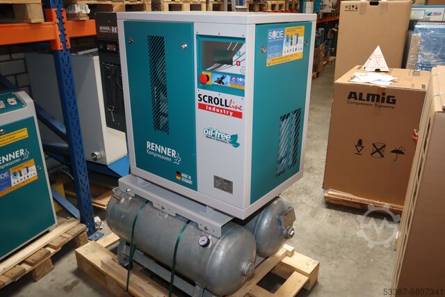 Oljefri SCROLL 3,7 kW kompressor 10 bar RENNER SLDK-I 3.7