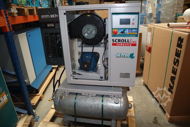 Oljefri SCROLL 3,7 kW kompressor 10 bar RENNER SLDK-I 3.7