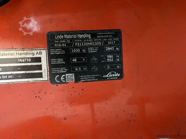 Reachtruck Linde R16-01