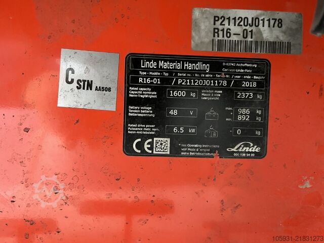 Reachtruck Linde R16-01