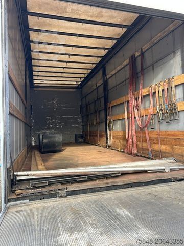 LKW mit Pritsche & Plane RENAULT Midlum d-8 Gang-Anhänger