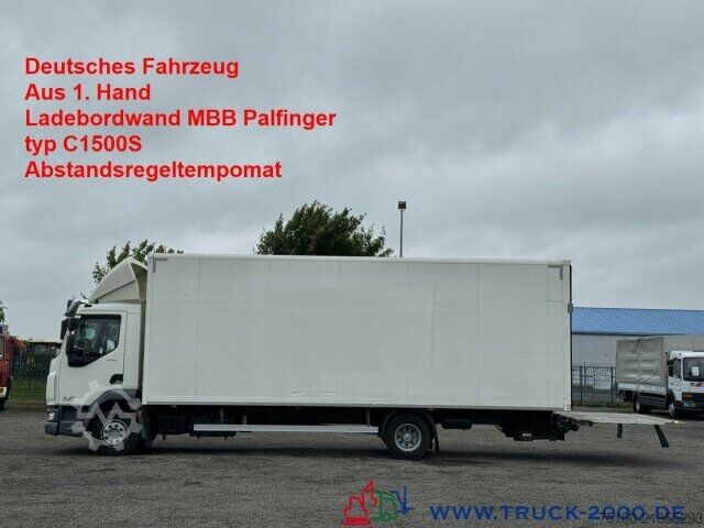 Kutu kamyonu DAF LF 250 MBB Palfinger LBW 1.500 Kg ACC Tempomat