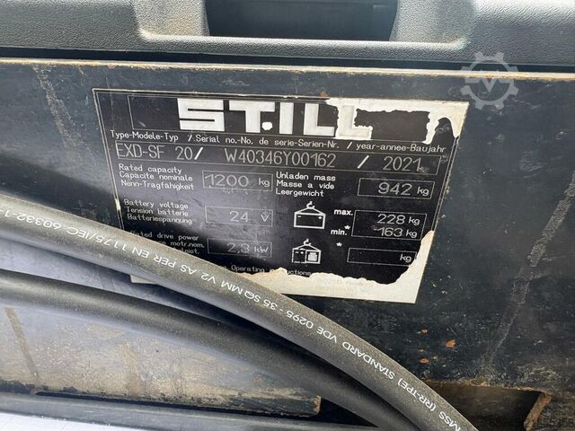 VS-22867 Elektrikli DUO istifleyici Still EXD SF20 STILL EXD-SF 20
