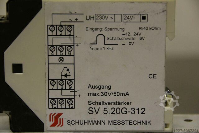 Schakelende versterker Schuhmann SV 5.20G-312