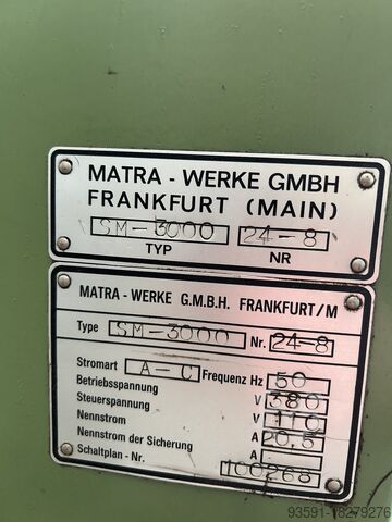 Centrális esztergapad Matra SM - 3000