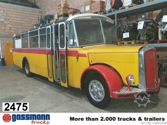 Caminhão para fins especiais Saurer L4C Alpenwagen III, Alpin Bus, Restaurationsobjekt