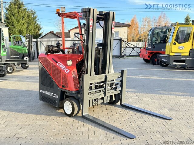 Wózek widłowy czterokierunkowy Combilift C3000CB GAS TRIPLEX 4900 FREE-LIFT