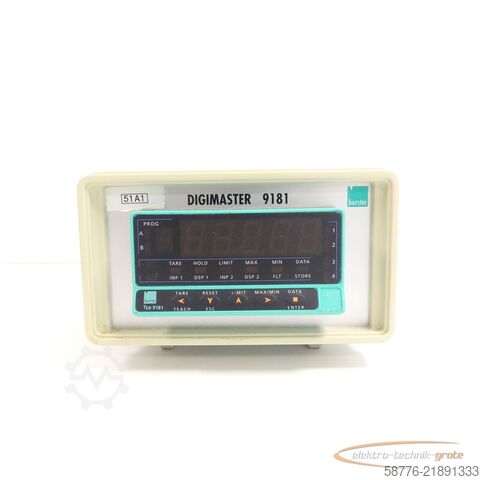 Componente Burster Digimaster 9181 Typ: 9181-V3014 SN: 275508 - ! -