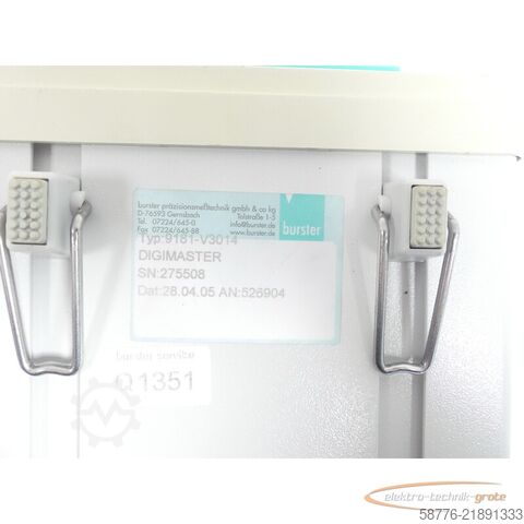 Componente Burster Digimaster 9181 Typ: 9181-V3014 SN: 275508 - ! -