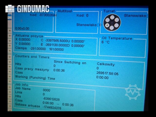 CNC mašina za probijanje Euromac MTX Flex 6 Hybrid