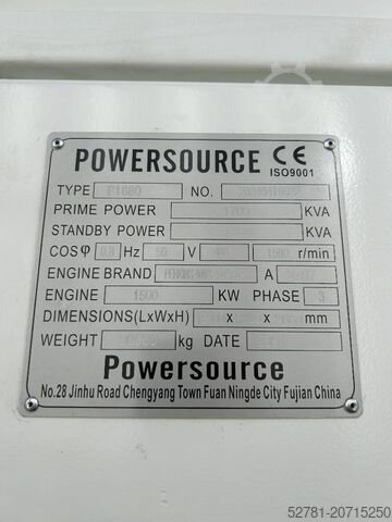 Aggregaat Perkins 4012-46TAG3A - 1.880 kVA Generator - DPX-19824-O