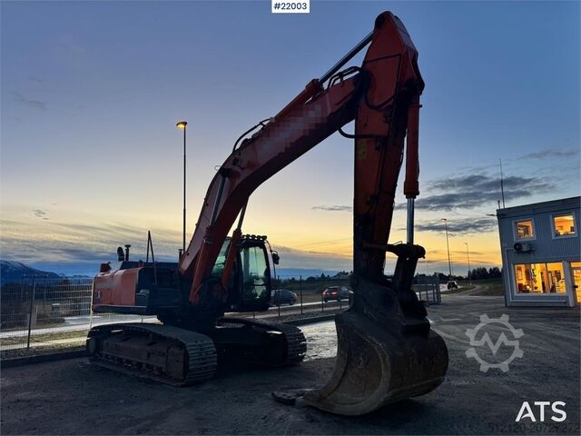 Crawler excavator Hitachi ZX350LC-5B Crawler Excavator w/ Digging Bucket and