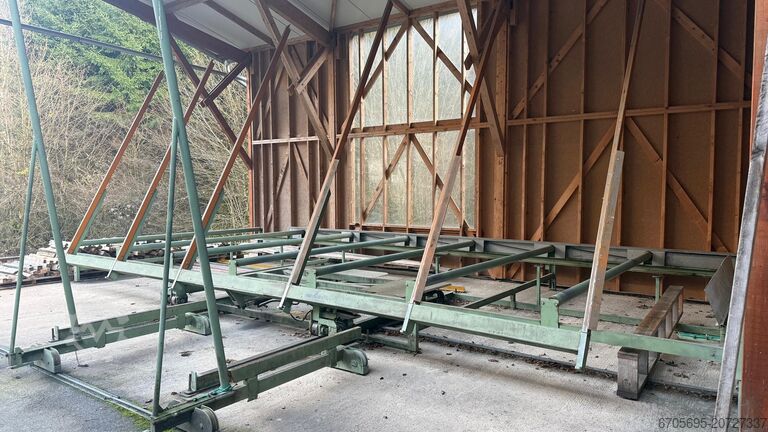 Truss press with lifting at the outlet CHANTIN - MACHDIFFUSION - MIITEK Presse à fermette Autostar A + Relevage