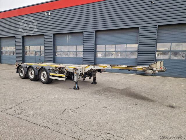 Semi-remorque pour matériaux longs Lecitrailer PORTE CONTENEURS MULTI POSITIONS