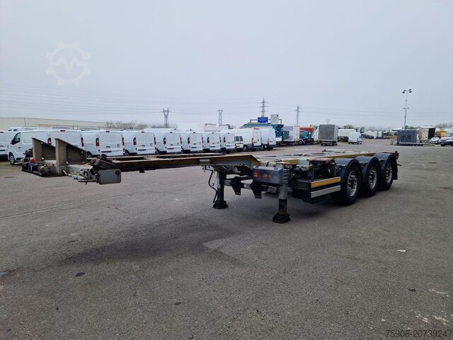 Semi-remorque pour matériaux longs Lecitrailer PORTE CONTENEURS MULTI POSITIONS