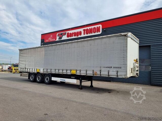 Semi-remorque Krone TAUTLINER FOSSE A BOBINES PREHENSIBLE