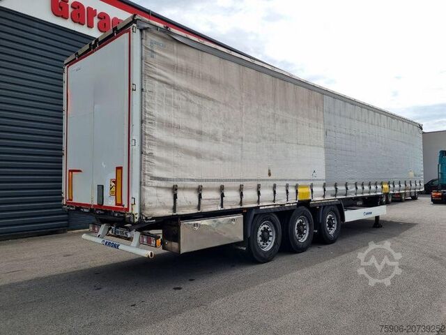 Semi-remorque Krone TAUTLINER FOSSE A BOBINES PREHENSIBLE