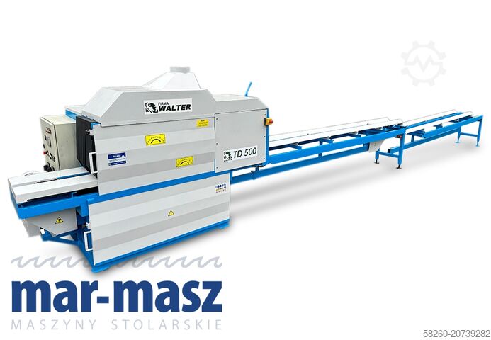 Twin-shaft disc sawmill WALTER TD 500