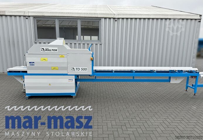Twin-shaft disc sawmill WALTER TD 500