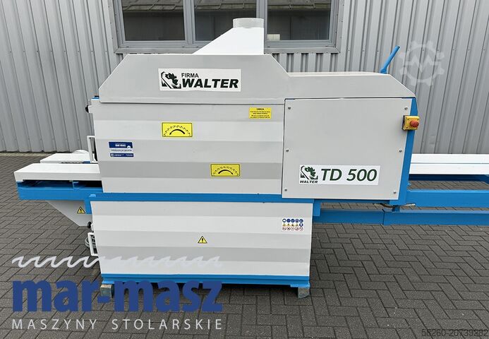 Twin-shaft disc sawmill WALTER TD 500