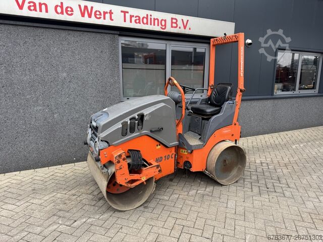 Hamm HD 10 VV tandem roller / road roller / double drum roller 2017 Kubota Diesel HAMM HD 10 VV Trilwals / Road Roller / Tandemwalze 2017 Kubota Diesel