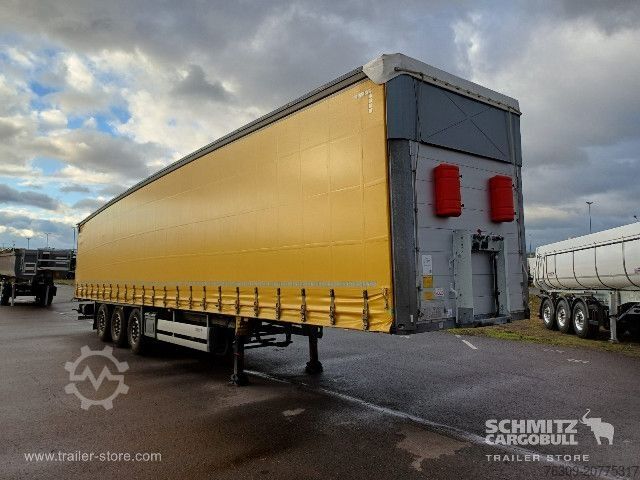 Brandalı açık yarı römork Schmitz Cargobull Curtainsider Standard Getränke